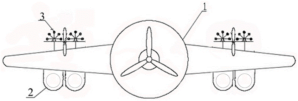 Aircraft applicable to air fire-fighting smoke removing and haze removing sanitation and epidemic prevention