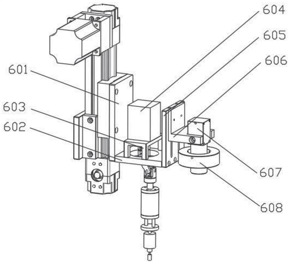 A machine vision-based detection device for screw holes in the electrical box of the compressor barrel