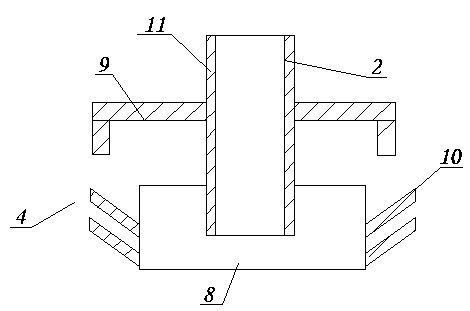 Stable utility pole capable of preventing tilting