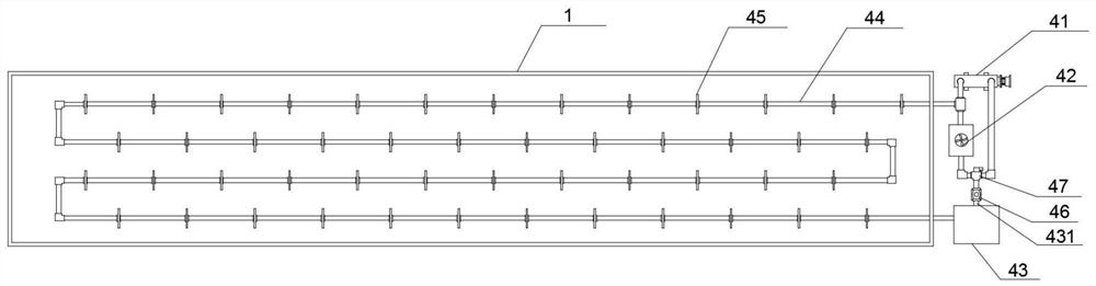 Temperature and humidity greenhouse adjusting system applied to flowers