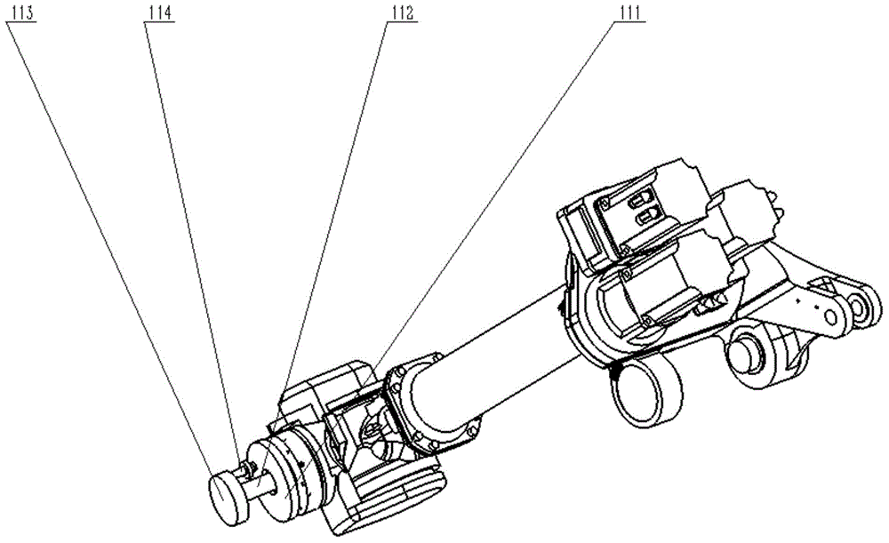 Automatic robot device for grinding air feeding and discharging edges of blade