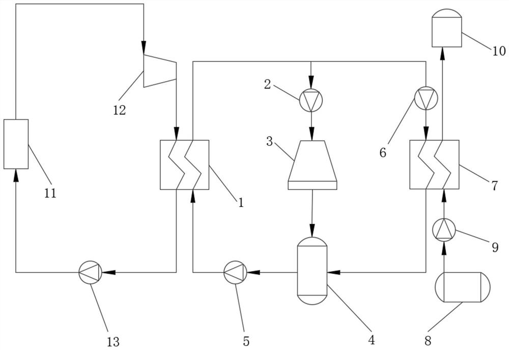 Ammonia-doped power plant indirect air cooling system and control method thereof