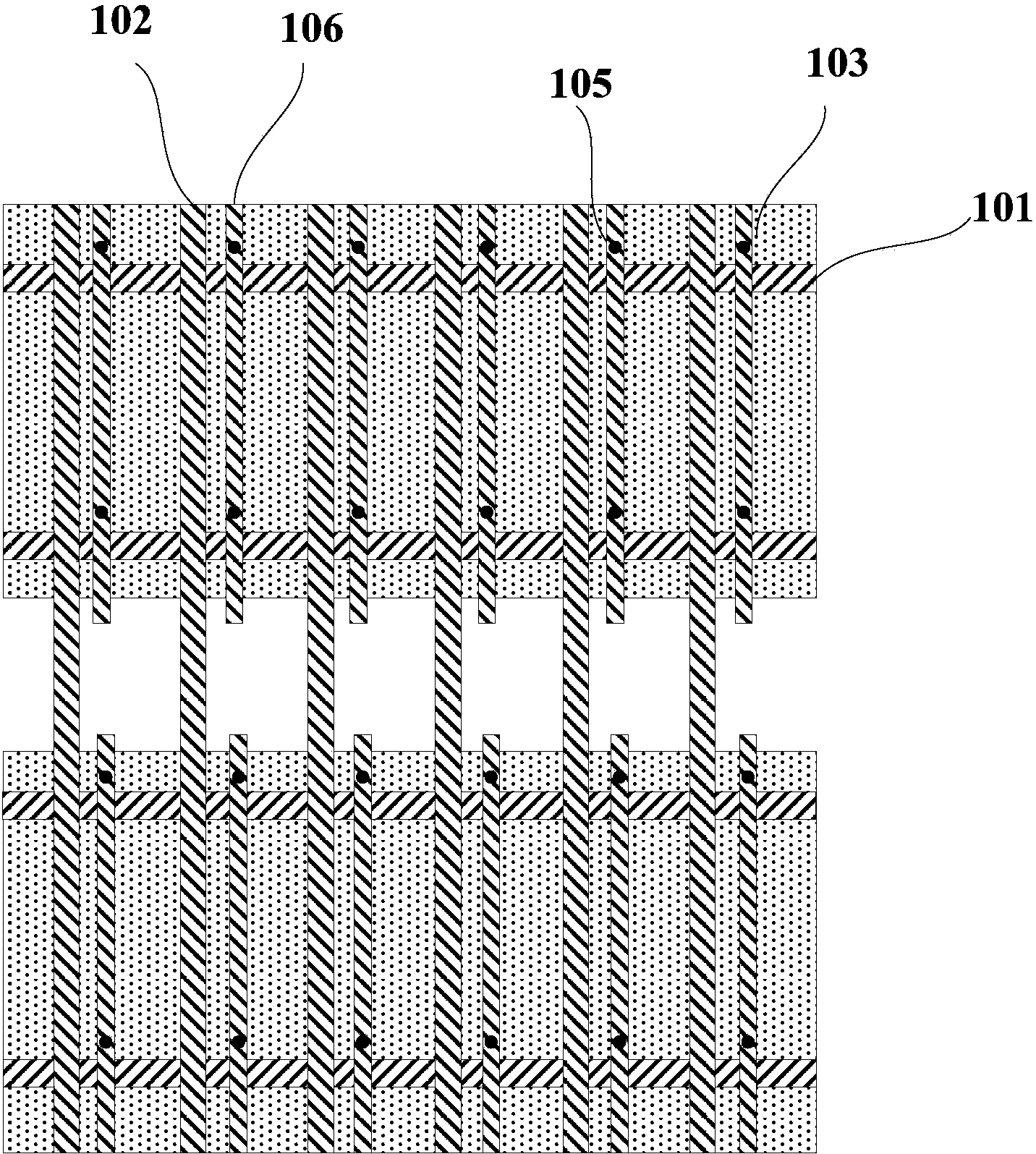 Array substrate and preparing method thereof as well as capacitance embedding touch screen