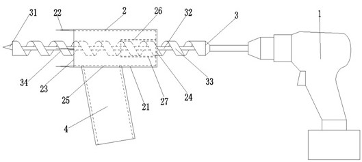 Hay sampling device