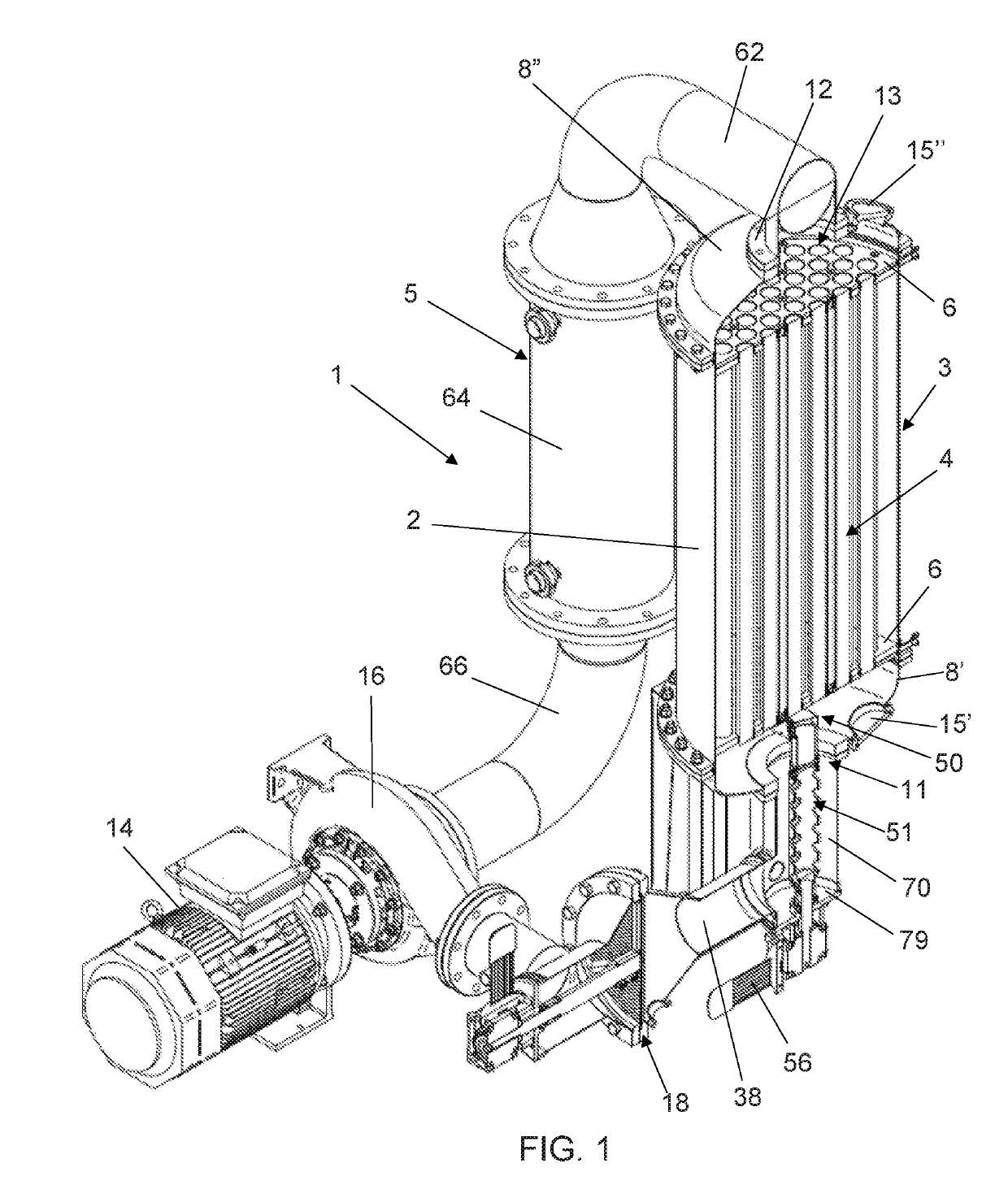 Tangential filtration device