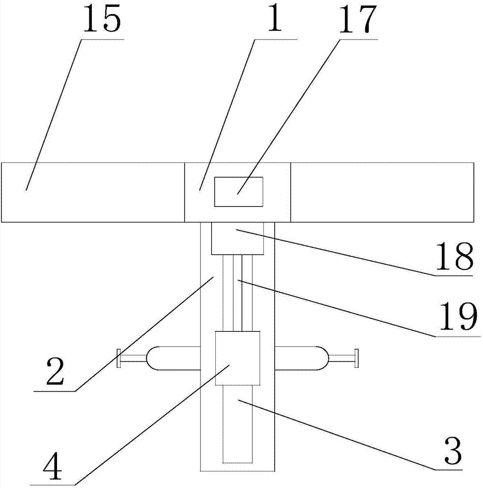 Petrochemical engineering pipe installing and hoisting device