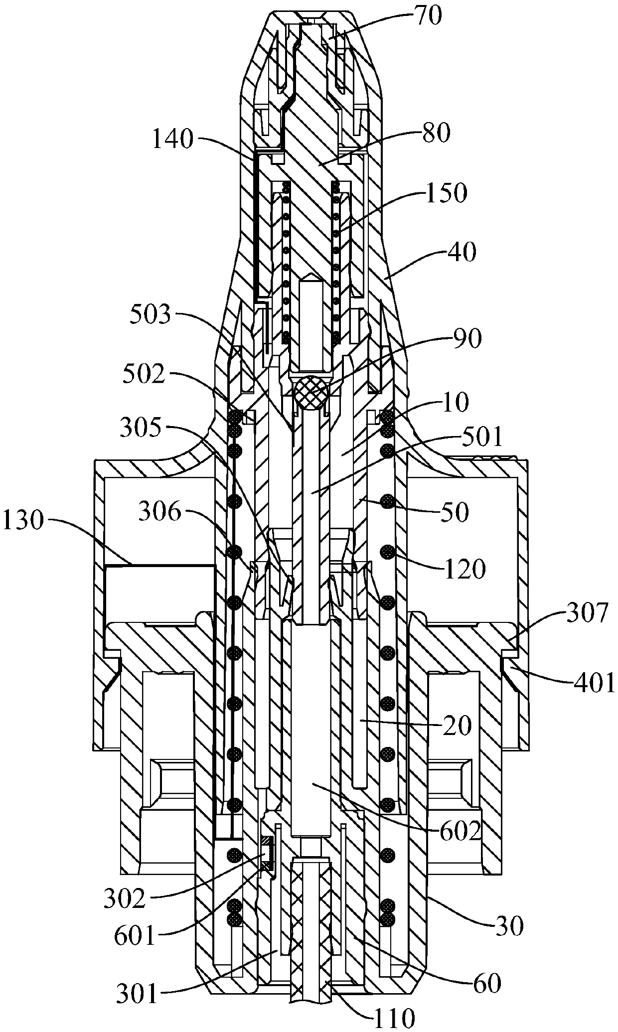 Sterile spray pump