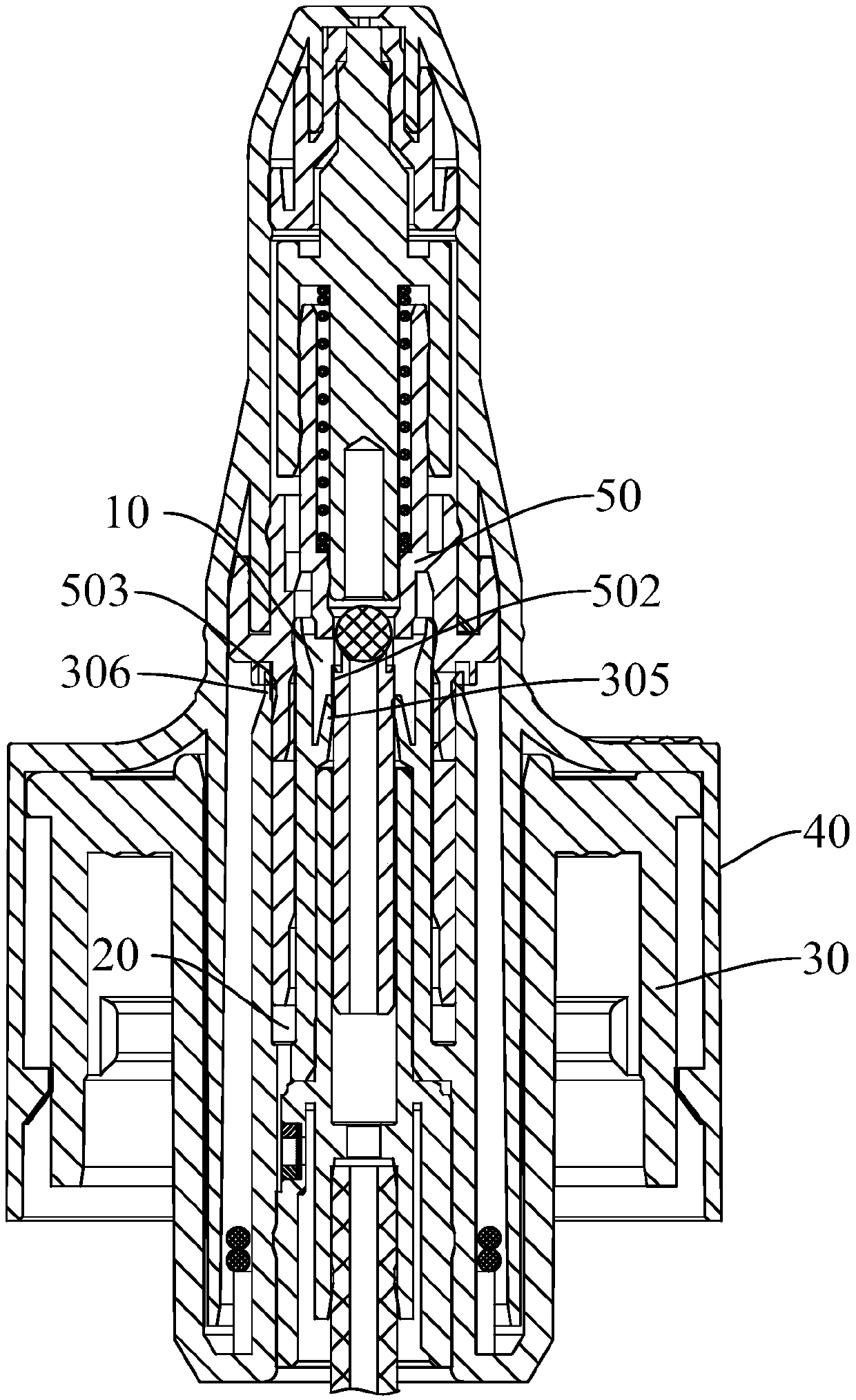 Sterile spray pump