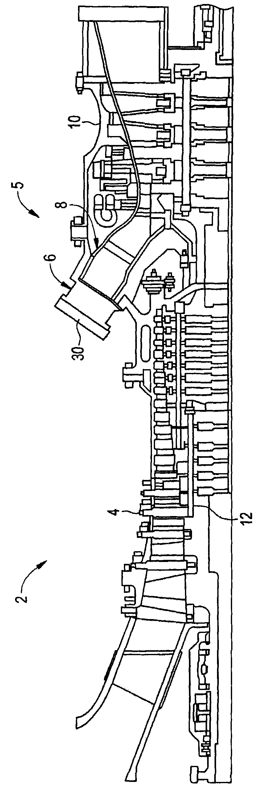 System and method for suppressing combustion instability in a turbomachine