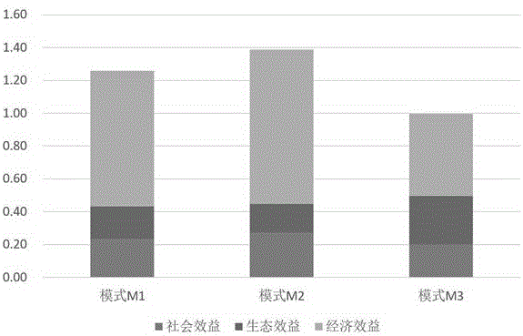 Sustainable management evaluation method for ginkgo composite management system