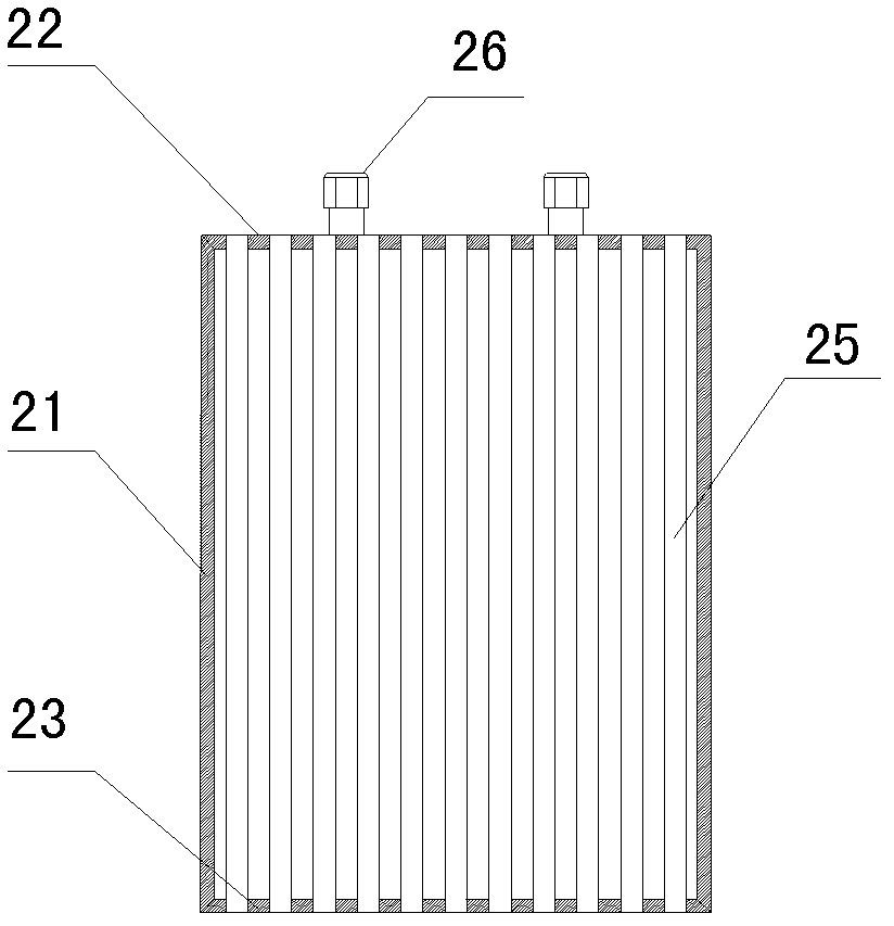 Outer-disk micro channel type thermal storage water tank for heat pump water heater