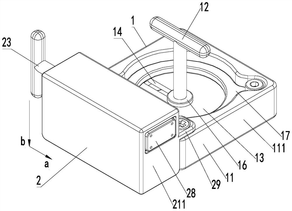 Push rod pressing device, positioning assembly and positioning device