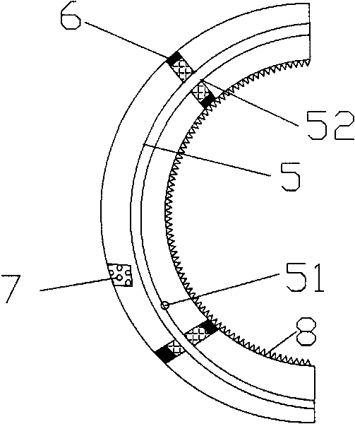 Vacuum thermal insulation pipe casing