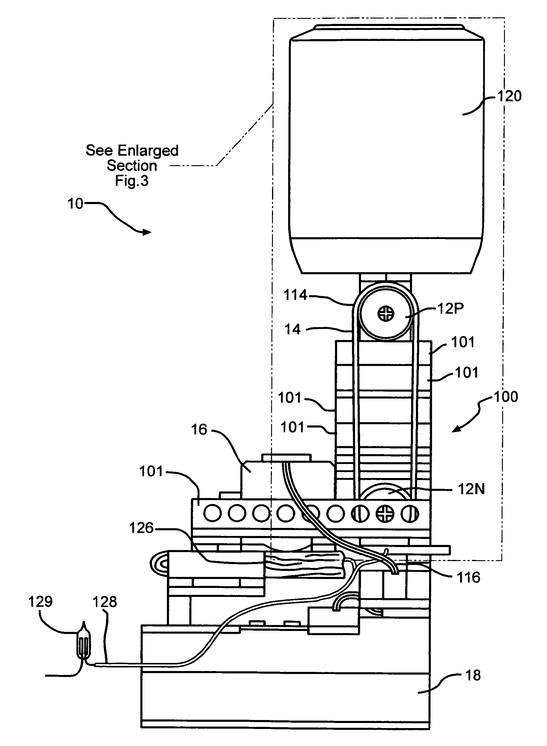 Electrostatic charge generating assembly