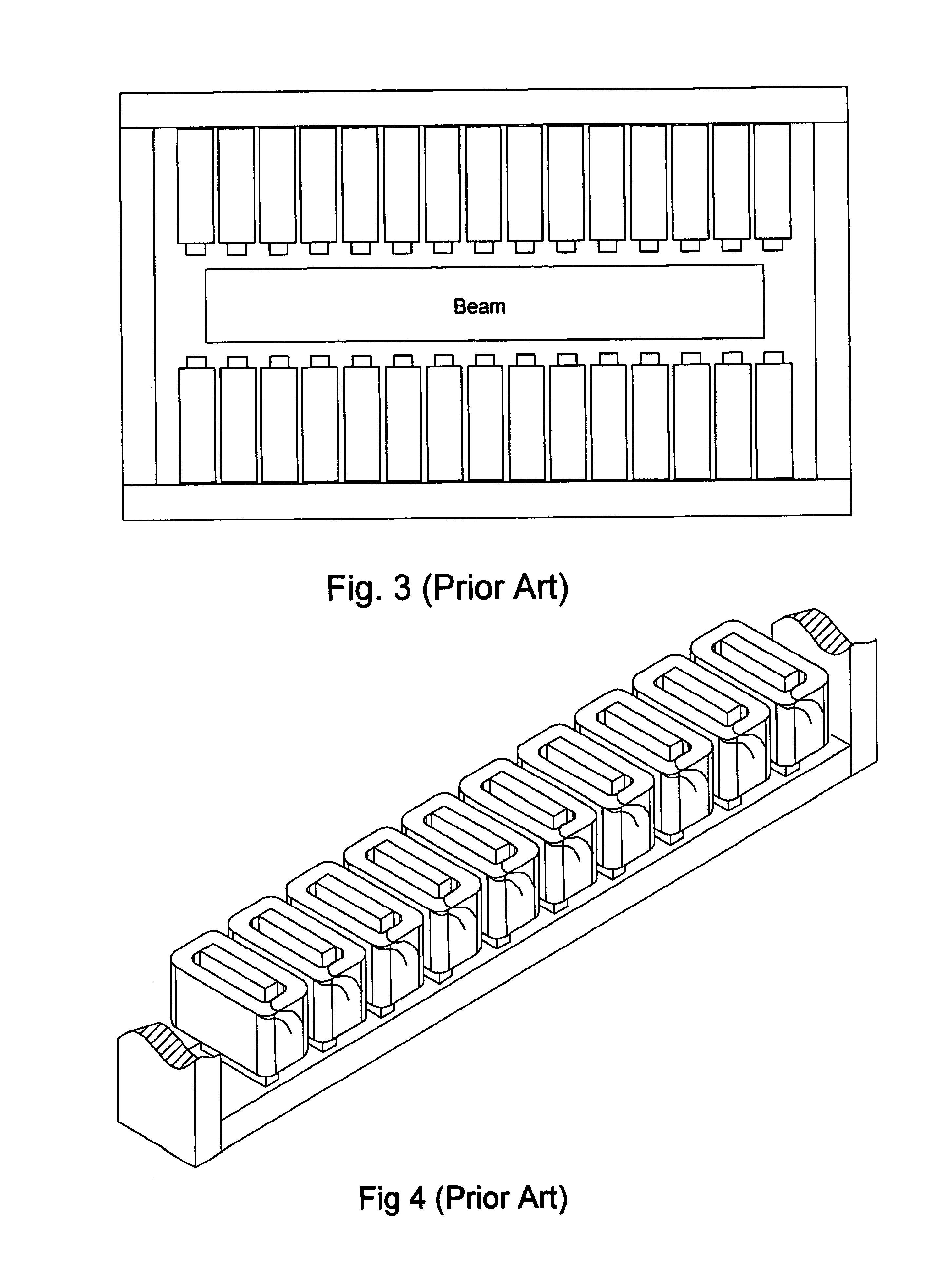 Electromagnetic regulator assembly for adjusting and controlling the current uniformity of continuous ion beams