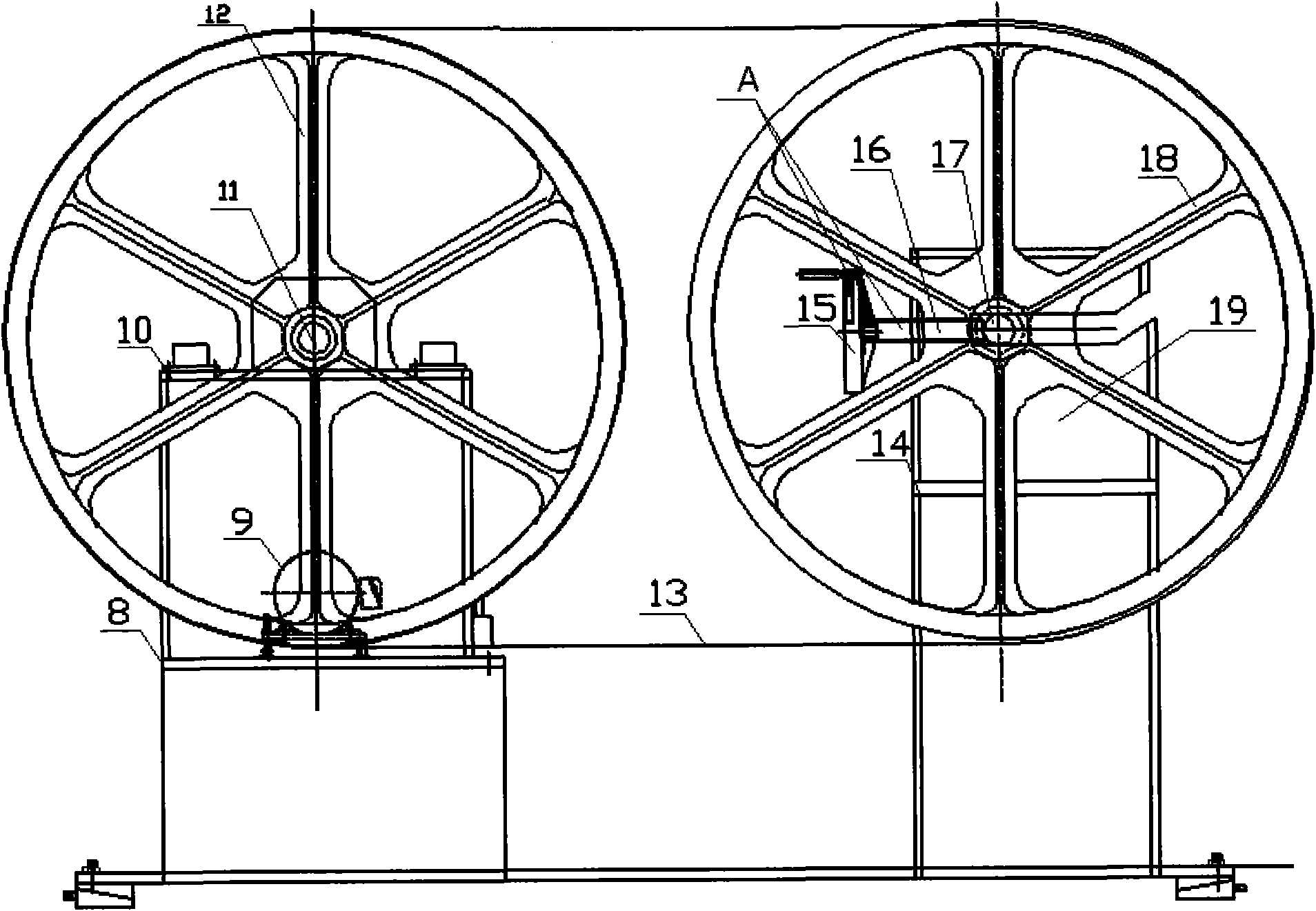 Bow net electric contact characteristic testing device