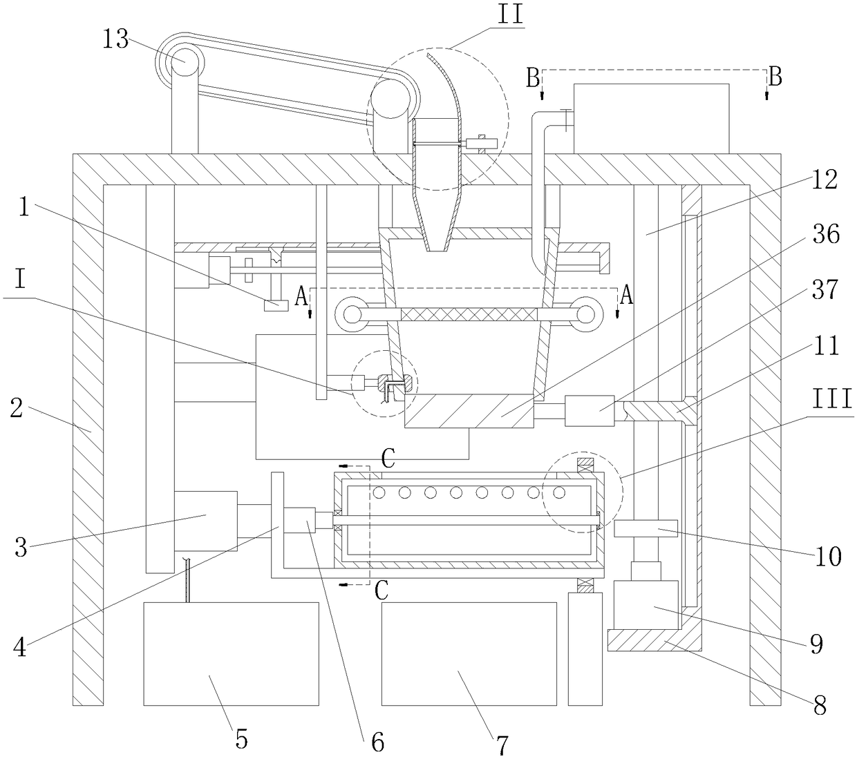 Screening and drying apparatus for rice seeds