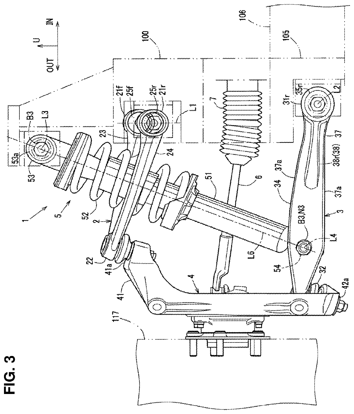 Front suspension structure of automotive vehicle