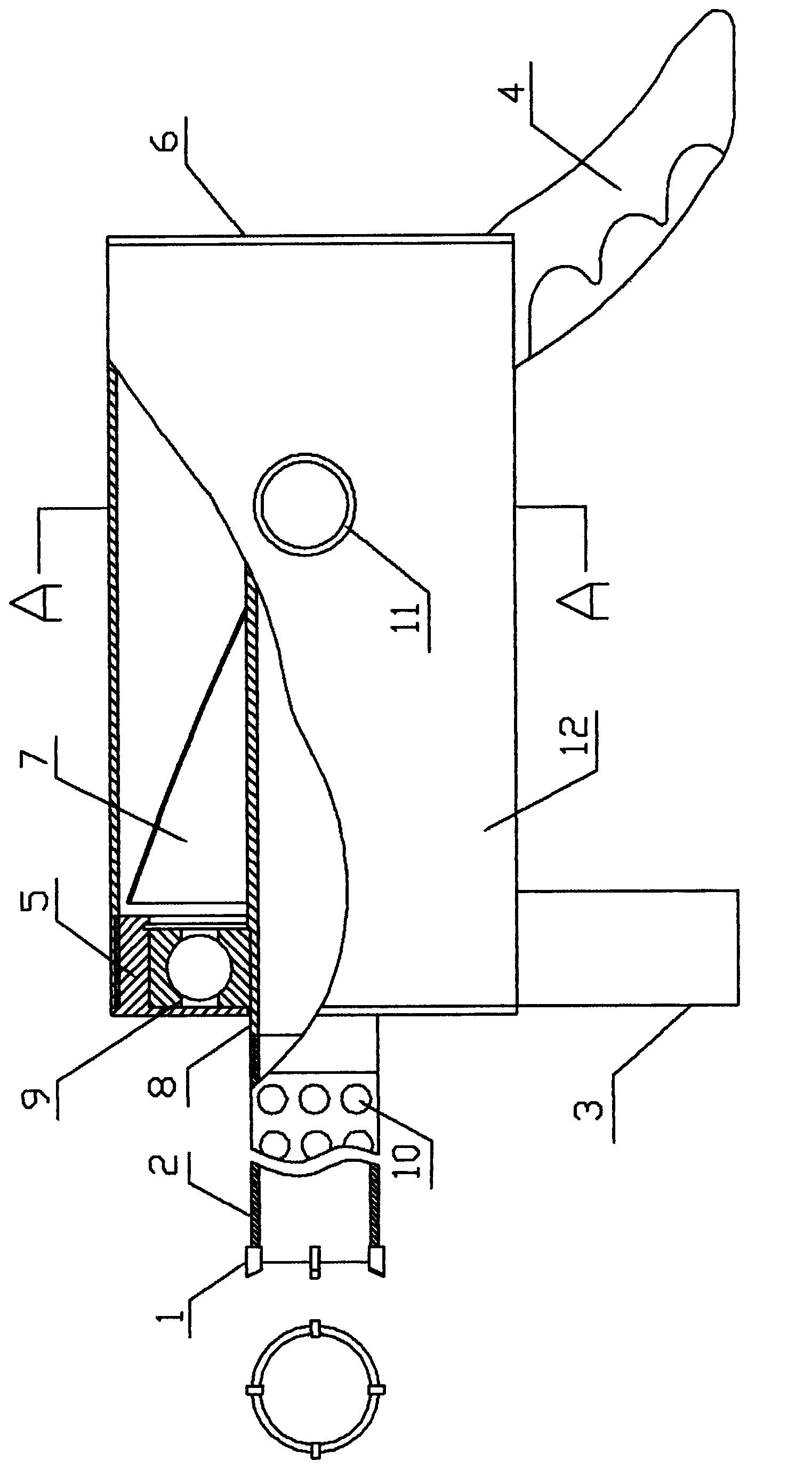 Fire-fighting lance capable of passing through barriers