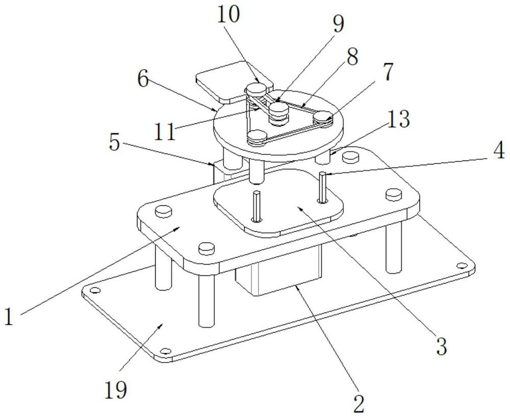 Burr polishing device for sealing gasket mounting hole