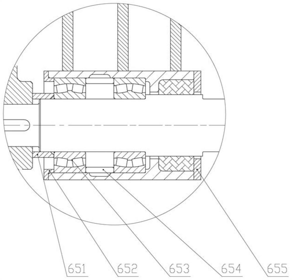 A linkage chopping device for biological tissue