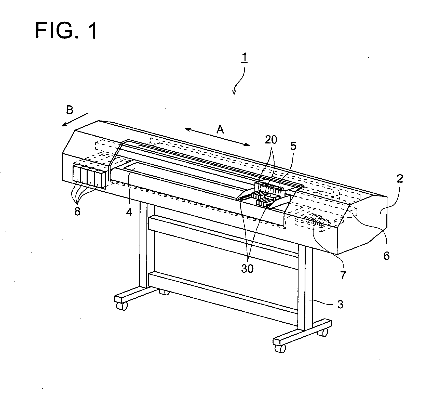 Inkjet printer using ultraviolet cure ink