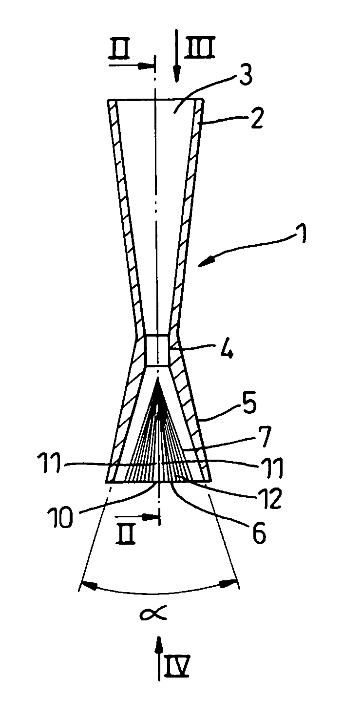 Blasting nozzle