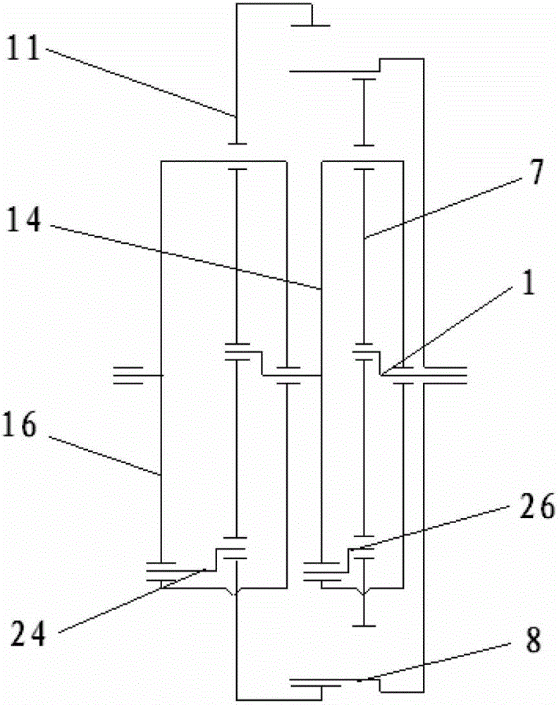 Rigid inside and outside tooth-profile-wrapped tooth reducer