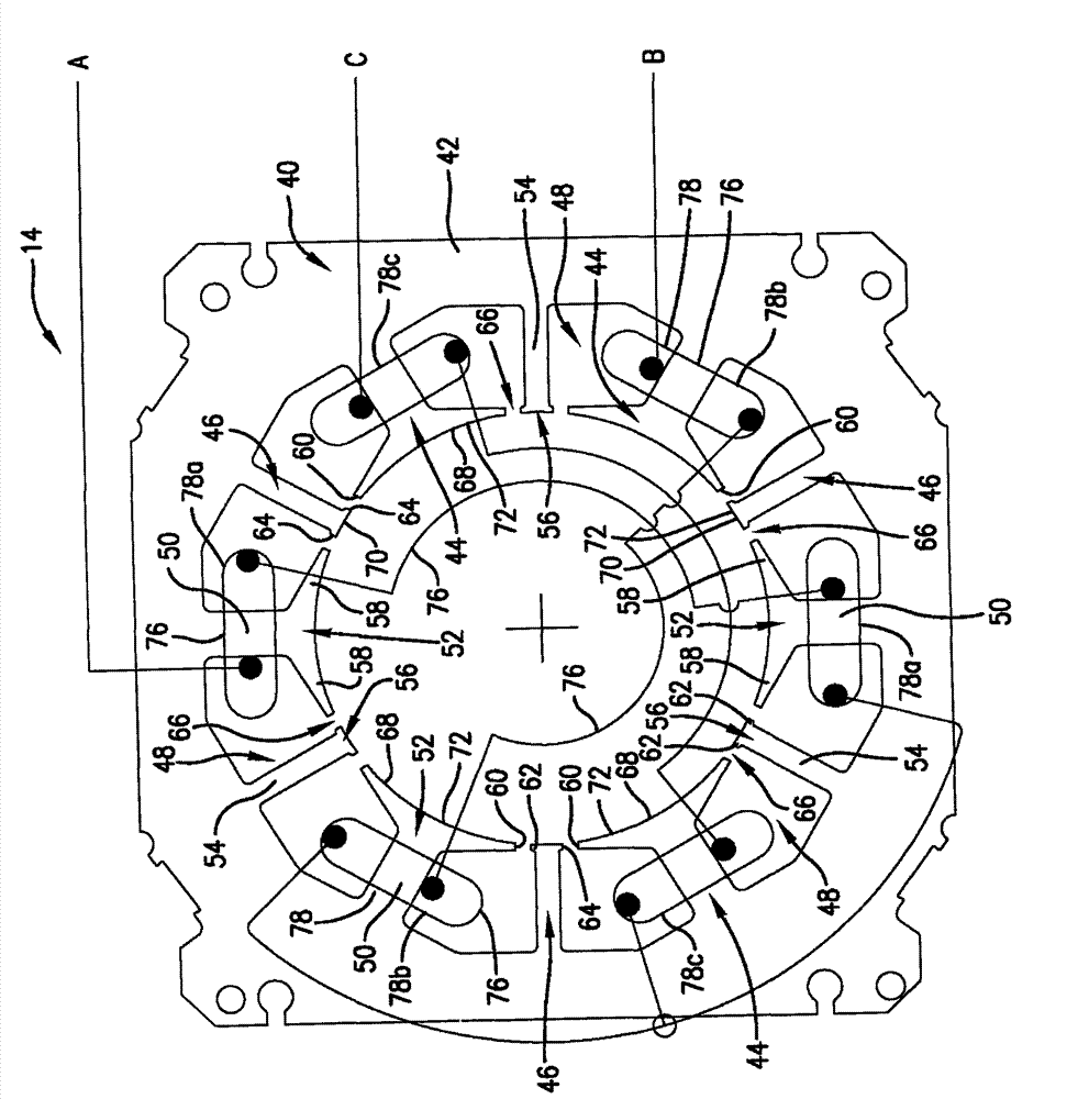 3-phase permanent magnet motor or generator having variable stator teeth