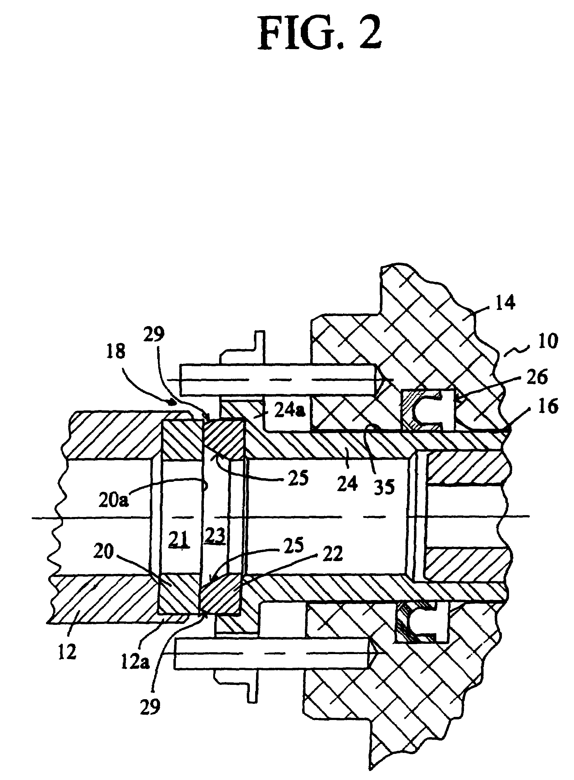 Fluid coolant union