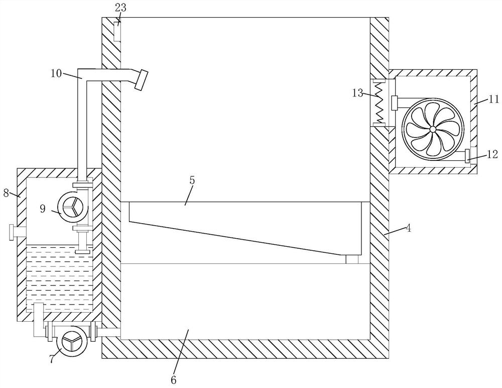 Unfreezing device capable of avoiding hand taking