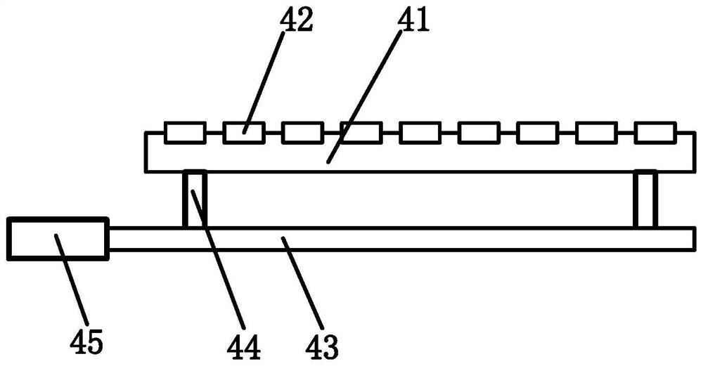 Single-color SMD LED positioning die assembly pasting device for computer communication and method thereof