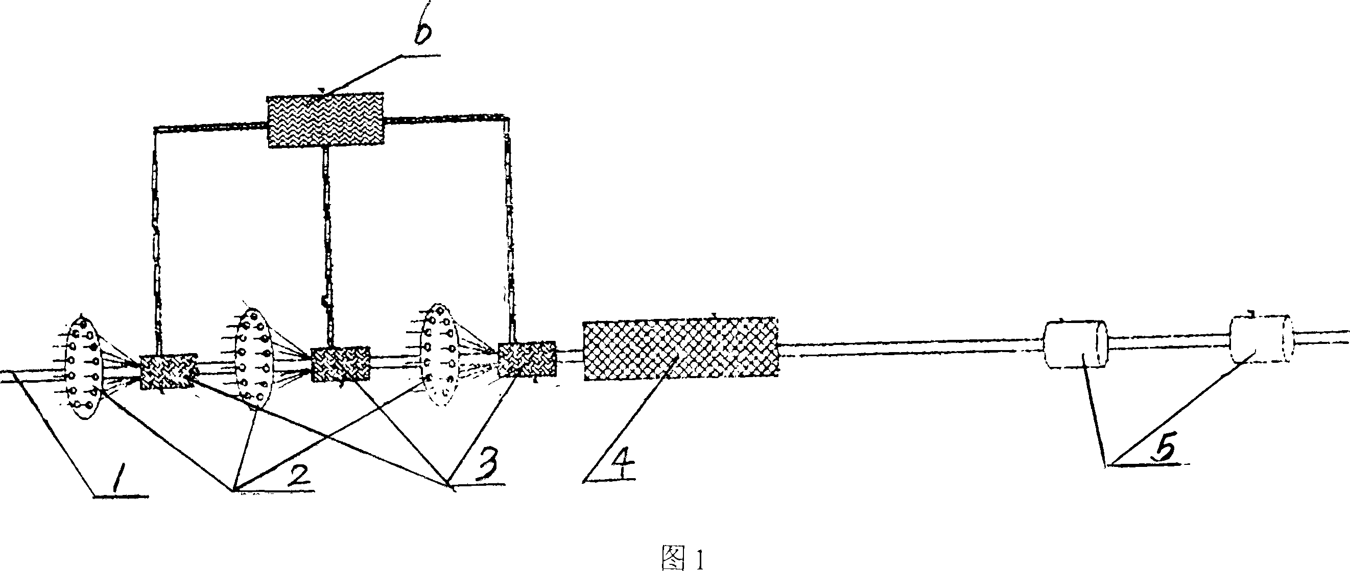 Preparation method for on-line pulling and extruding glass steel tube with multilayer annular weaving structure