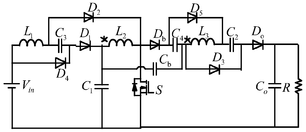 Two-capacitor-clamped multi-bootstrap cascaded dc-dc converter for photovoltaic systems