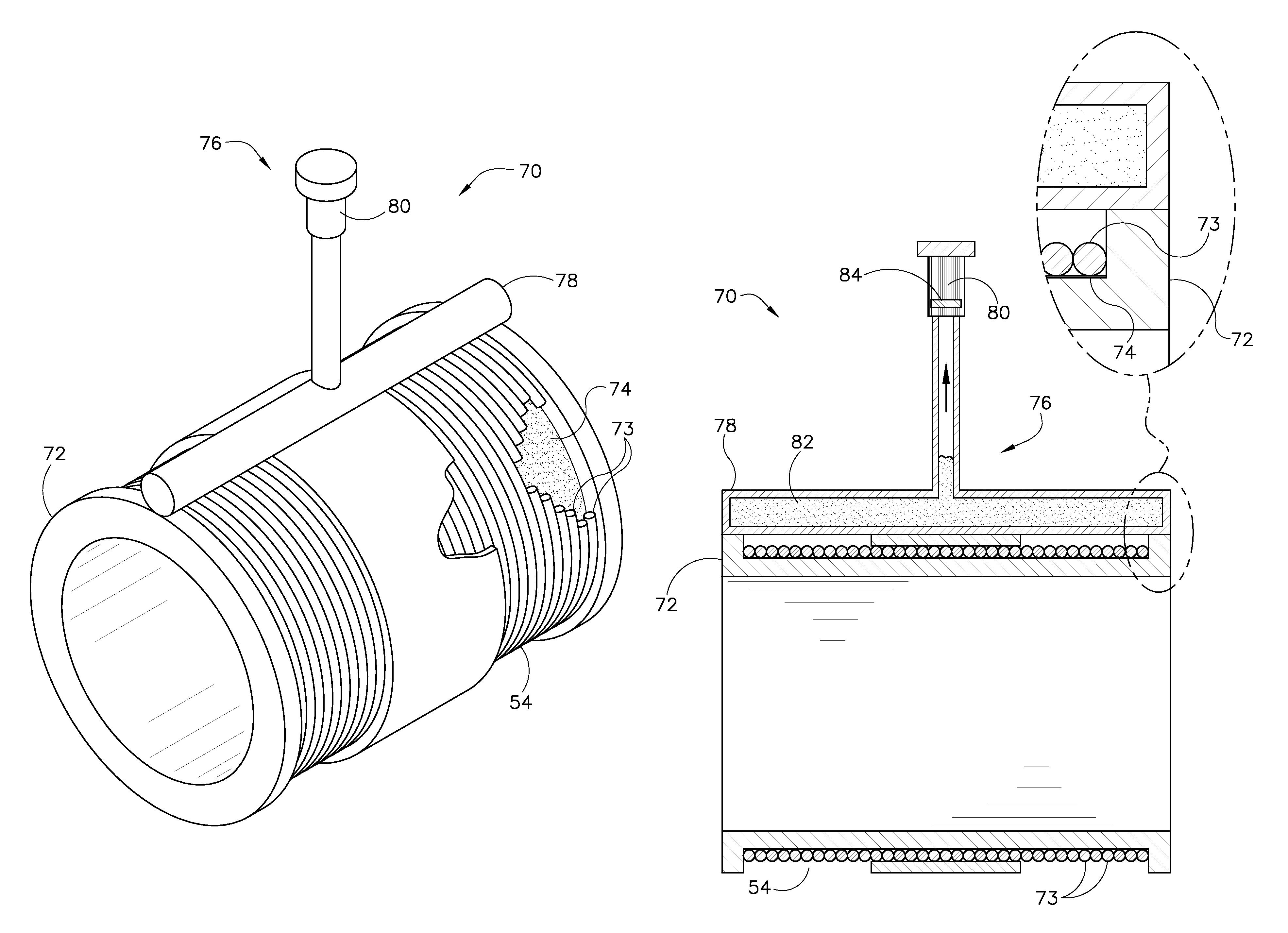 Heat pipe cooled superconducting magnets with ceramic coil forms