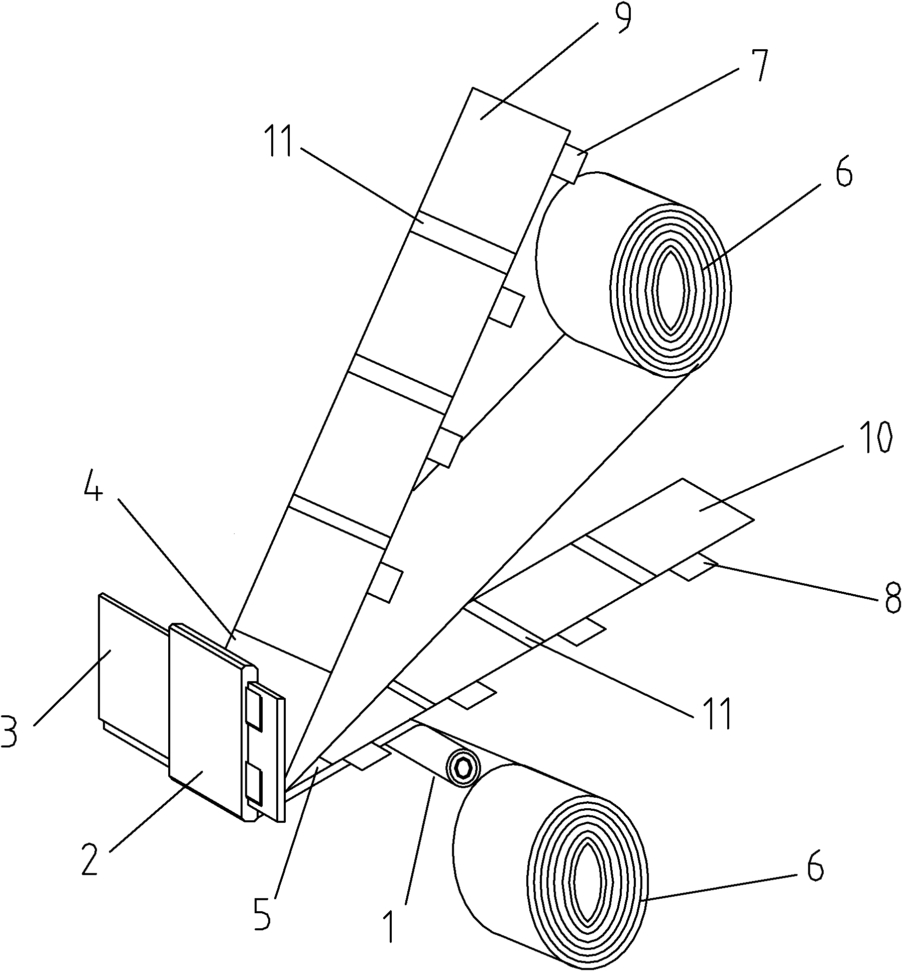 Coiled laminate square lithium-ion battery cell and preparation method thereof