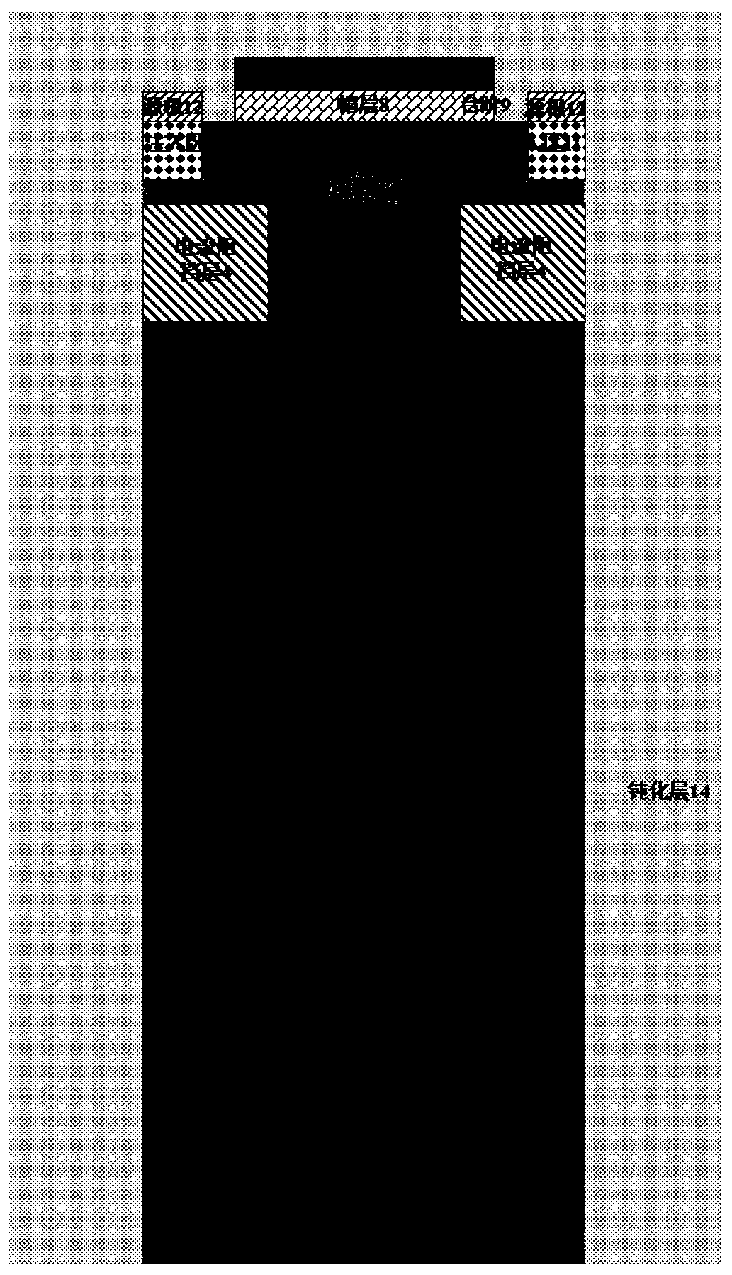 Floating gate-drain composite field plate vertical power electronic device