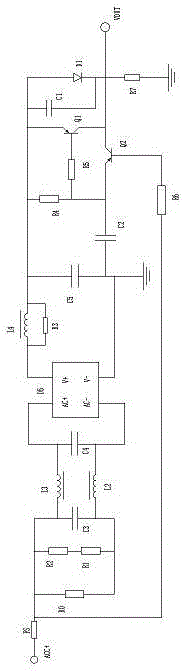 Vehicle-mounted filtering delay shutdown circuit