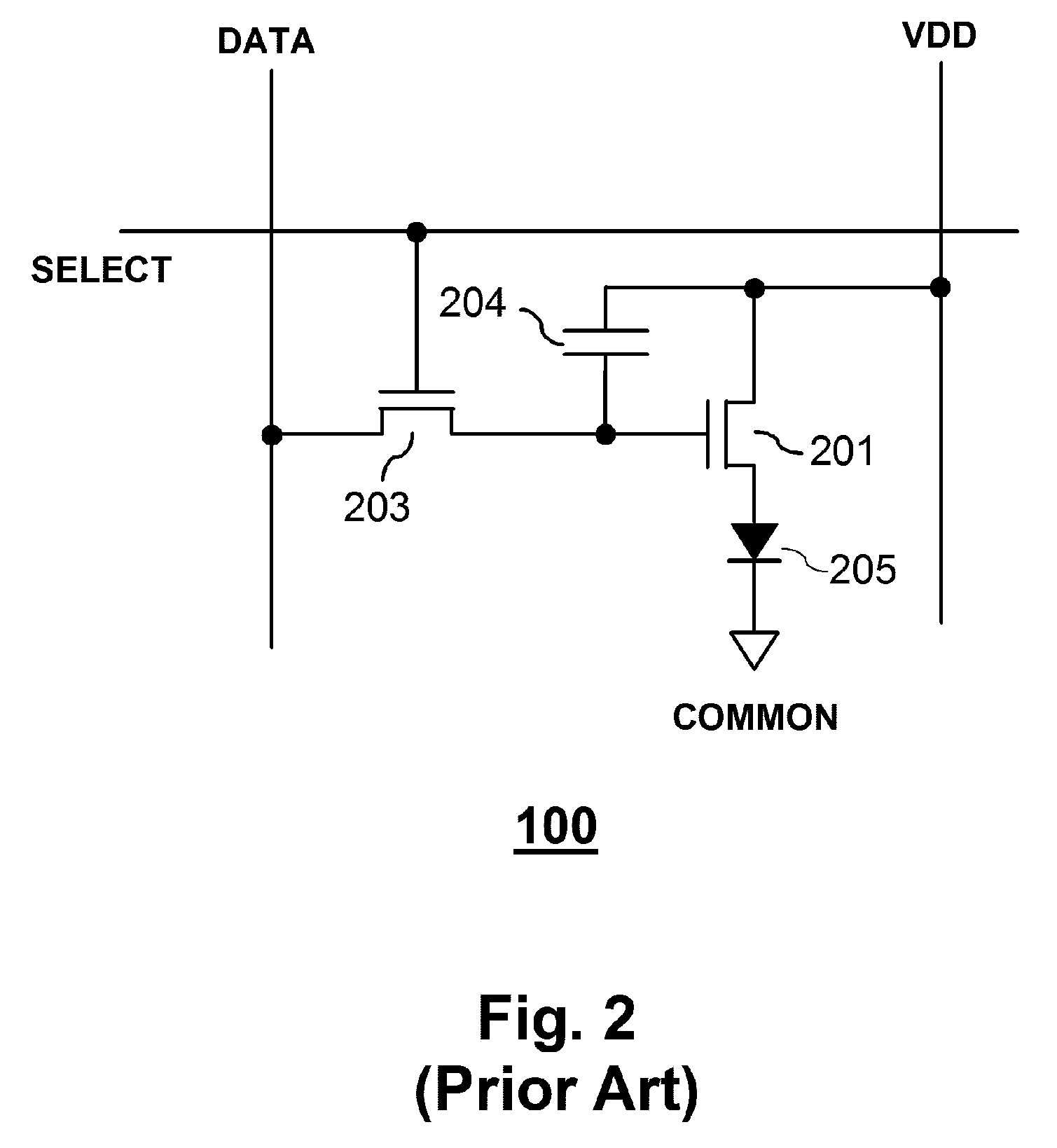 Active matrix light emitting device display pixel circuit and drive method