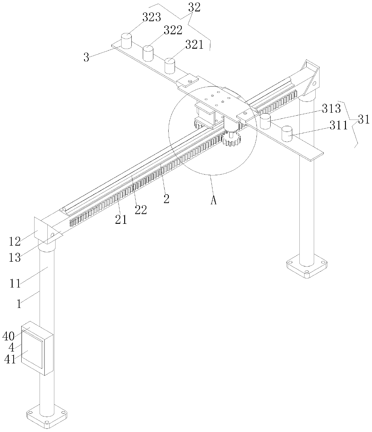 Intelligent environment monitoring information acquiring device and use method thereof