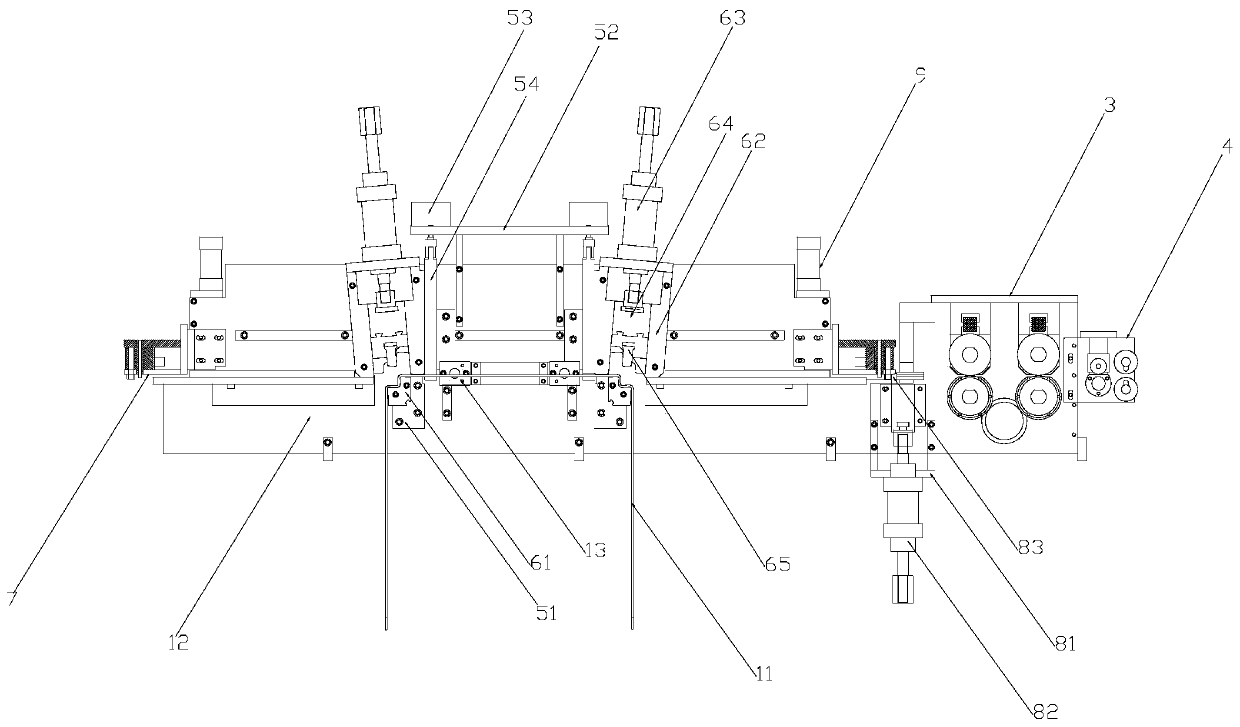 Automatic forming machine for supporting frame