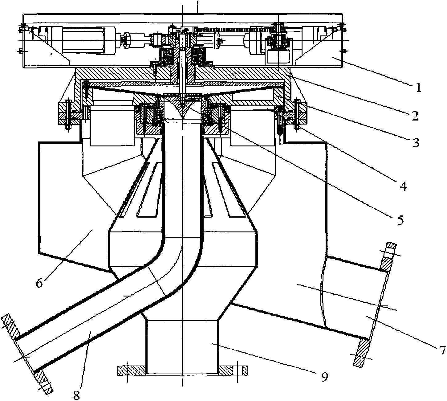 Closed type open commutator