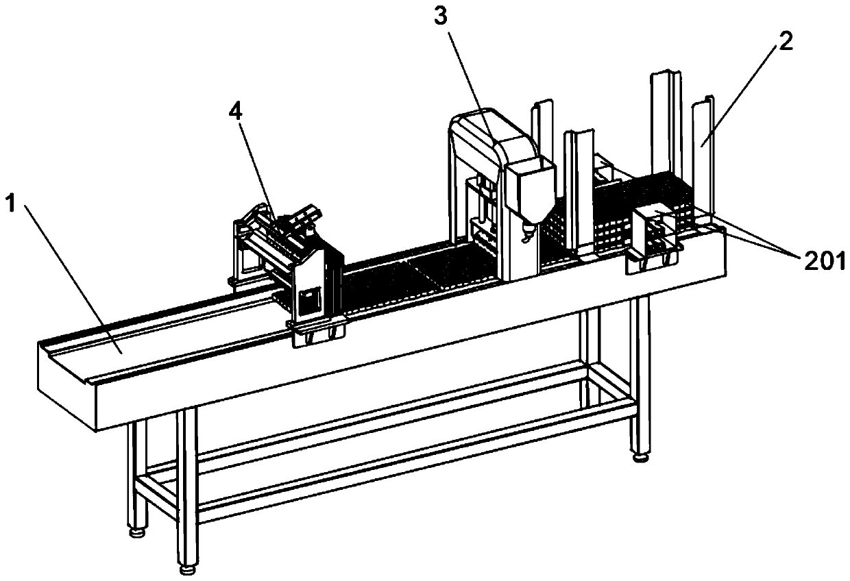 Automatic plug tray feeding infiltration seeding device