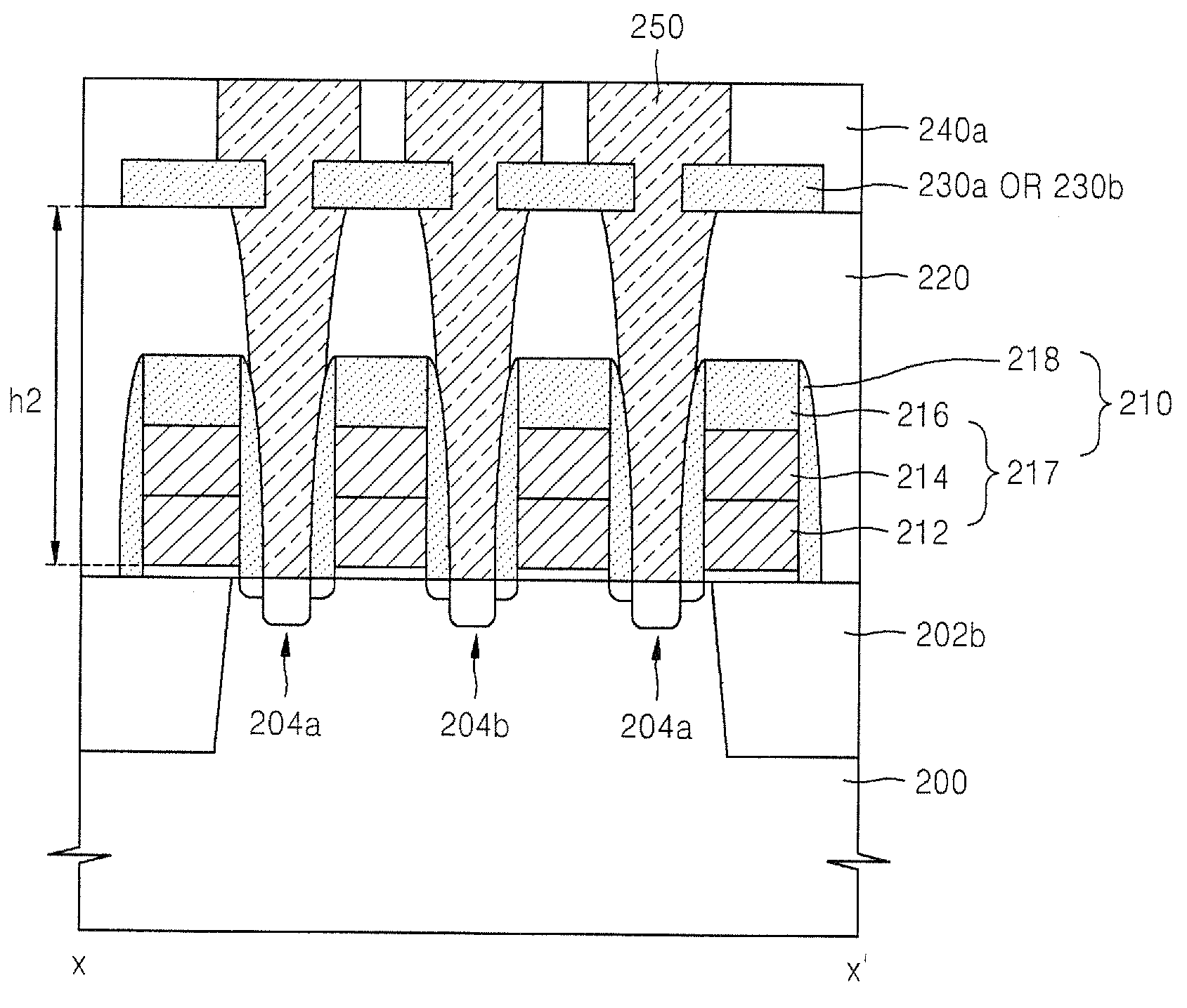 Method of manufacturing semiconductor device that includes forming self-aligned contact pad