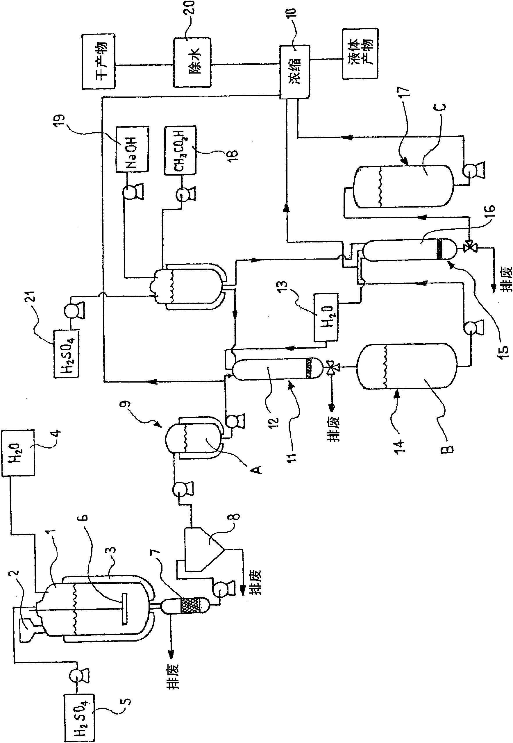 Process and apparatus for the production of hydroxytyrosol containing extract from olives and solids containing residues of olive oil extraction