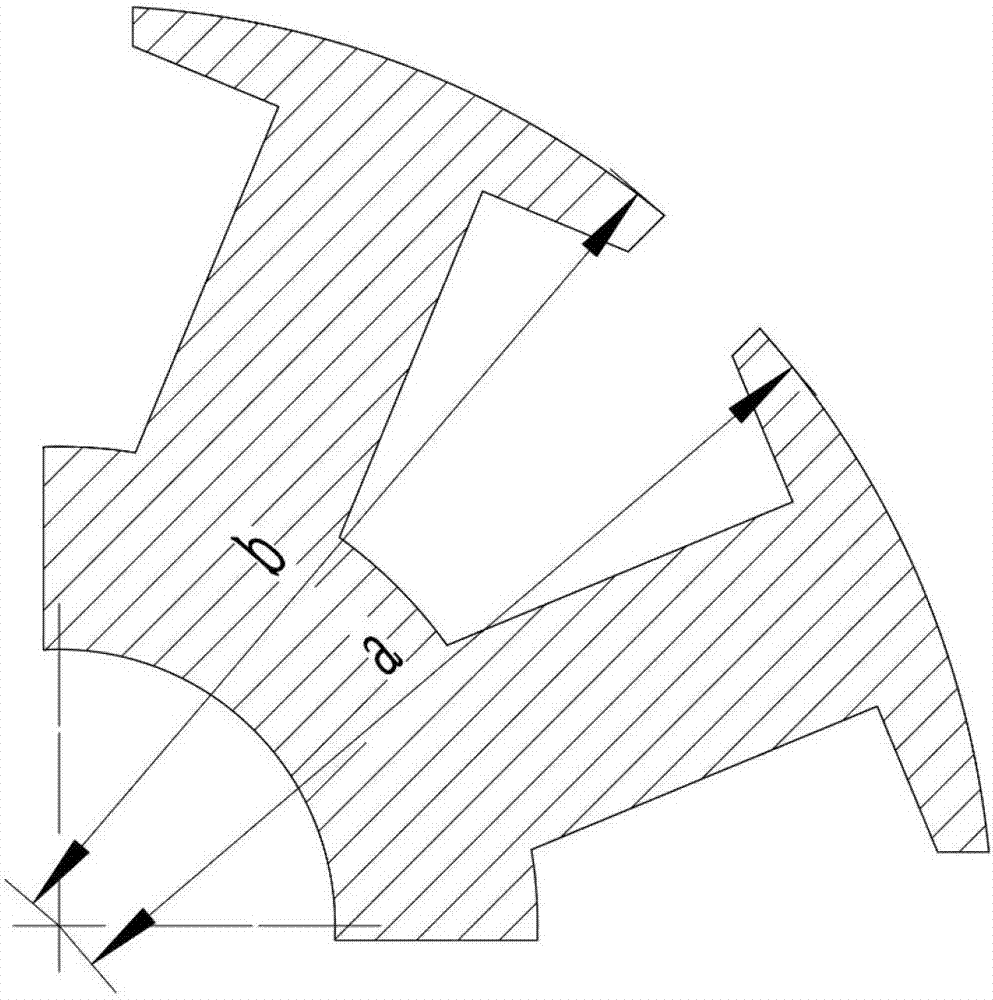 Novel gradient asymmetric air gap electrical excitation motor