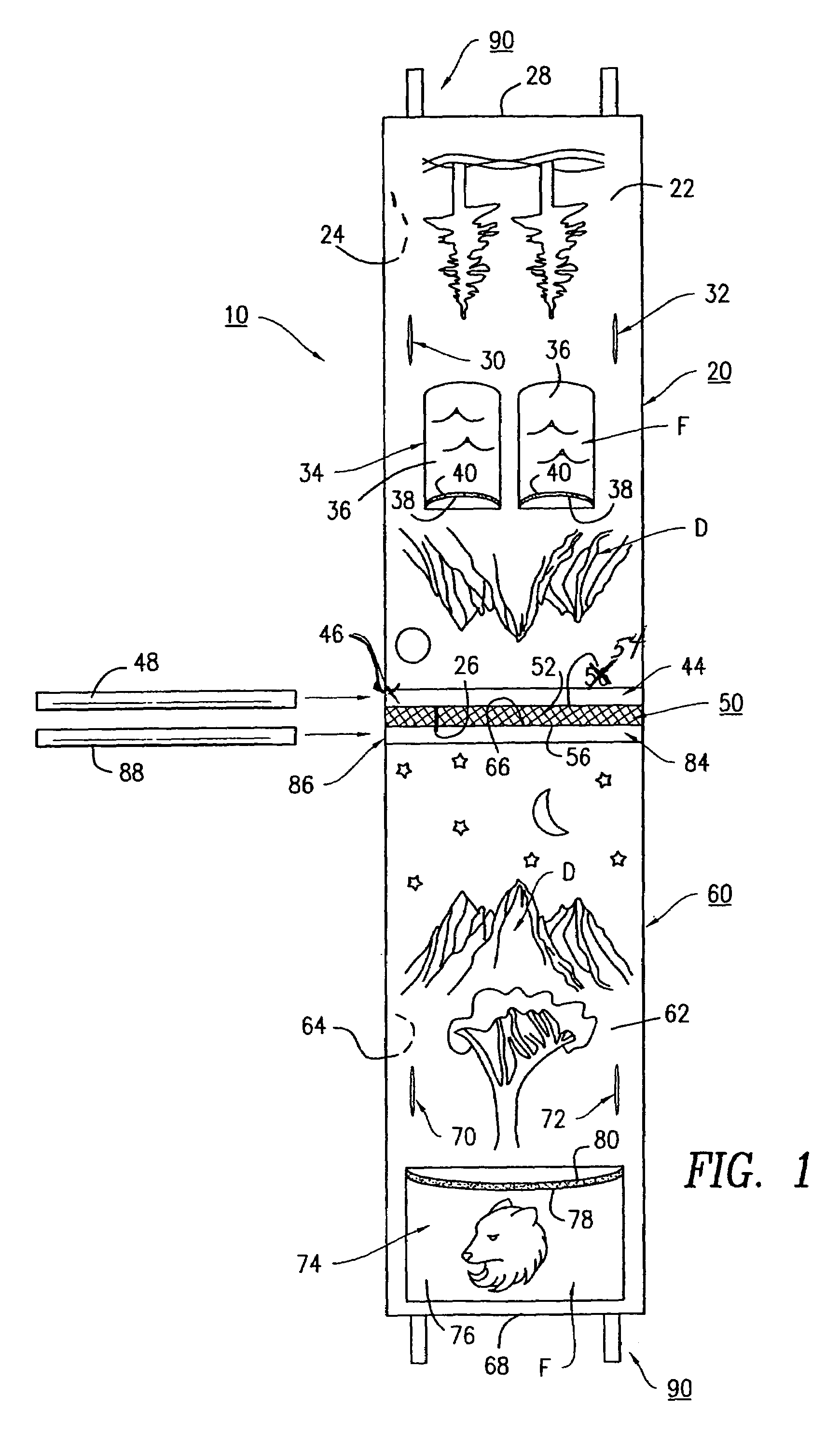 Door cover with storage pockets