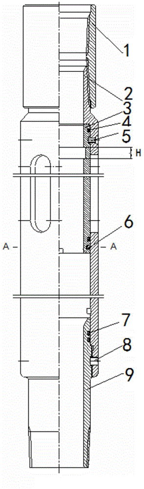 Grading-limitation-free slide sleeve and process method