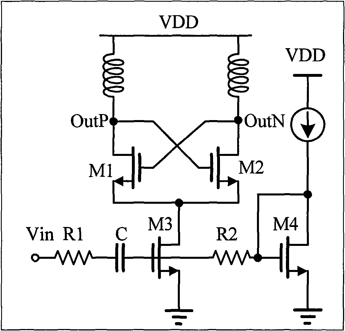 Injection locking frequency divider