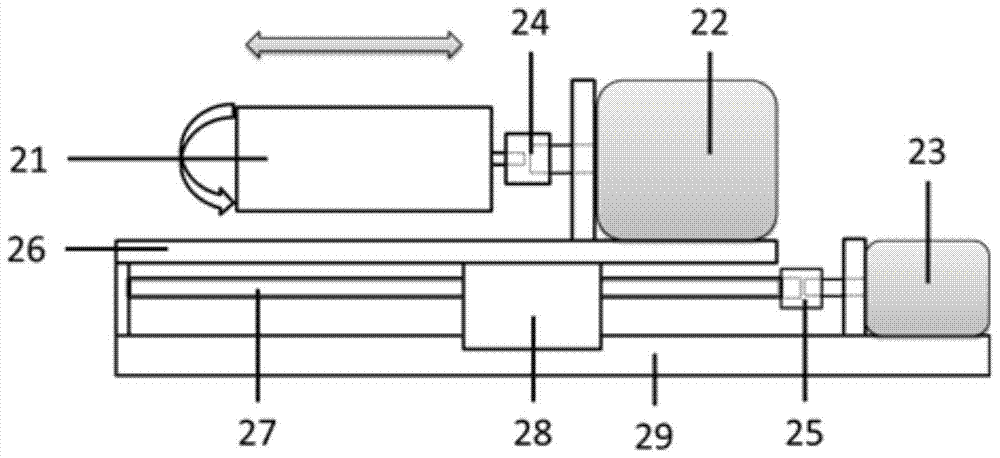 A device for electrospinning nanofiber core-spun yarn and its application